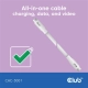 Club3D CAC-3001 (USB-C, PD 240W, 20Gbps, 4K60Hz, fehér, M/M, 2m)