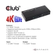 Club3D CSV-1380 (HDMI 2.0, 4K@60Hz UHD, 4 port, 3D támogatás, HDCP 1.4/2.2)