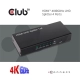 Club3D CSV-1380 (HDMI 2.0, 4K@60Hz UHD, 4 port, 3D támogatás, HDCP 1.4/2.2)