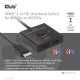 Club3D CSV-1384 (HDMI 2-az-1-ben, Kétirányú, 8K60Hz/4K120Hz, HDR, HDMI 2.1)