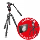 Manfrotto Befree live Aluminium tripod twist + video fej (MVKBFRT-LIVE)