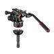 Manfrotto Nitrotech 612 fej + 635 Fast karbon állvány, szimpla láb (MVK612SNGFC)