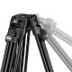 Manfrotto Nitrotech 612 fej + 645 Fast Alu állvány, középterp. ikerláb (MVK612TWINFA)