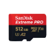 Sandisk microSDXC 512 GB Mobile Extreme PRO + adapter, (olv. seb.: 200MB/s , ír. seb.: 140MB/s) UHS-I, V30, 