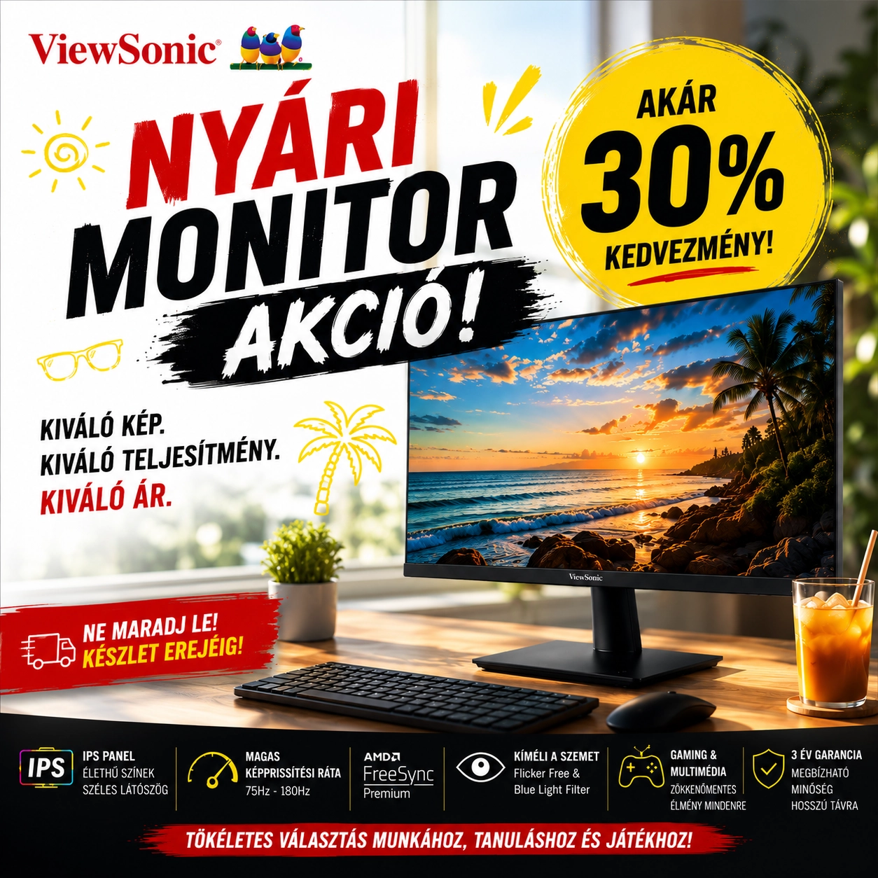 ViewSonic NYÁRI AKCIÓ