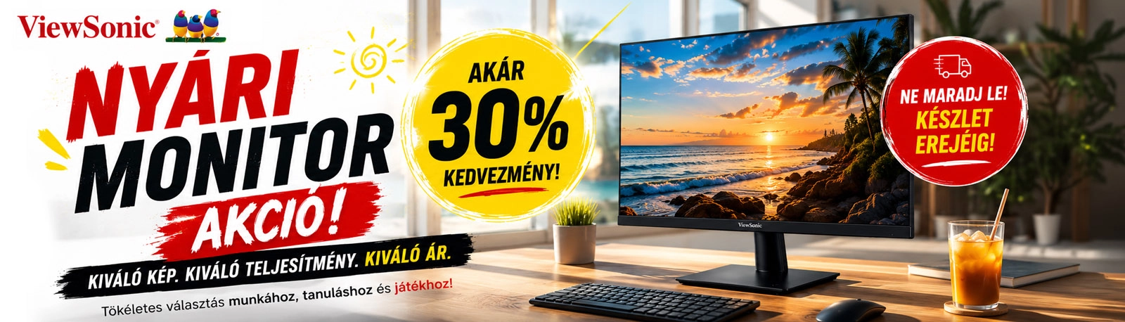 ViewSonic NYÁRI AKCIÓ