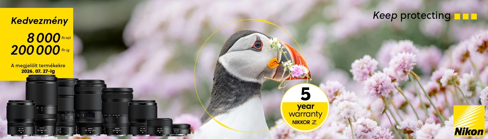 Nikon nyári azonnali pénzvisszatérítési akció 2026